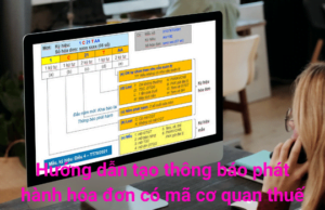 huong dan tao thong bao phat hanh hoa don