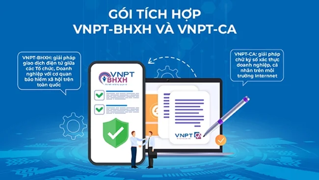 Gói tích hợp VNPT-CA và VNPT-BHXH, tiện thời gian, tiết kiệm chi phí