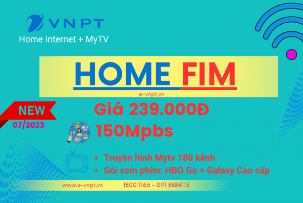 gói Internet Truyền hình MyTV VNPT Home FIM 150Mpbs