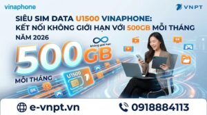 Siêu sim U1500 Vina phone
