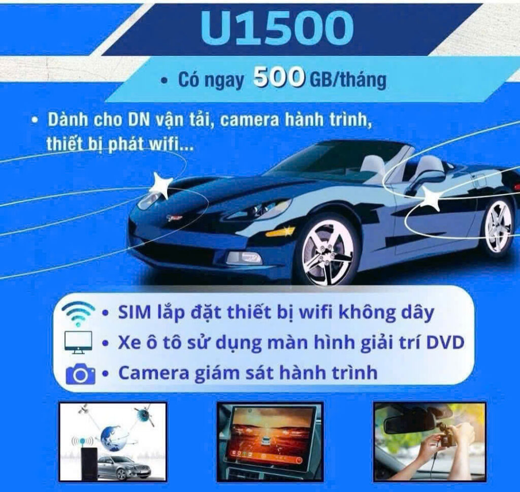 Siêu SIM Data U1500 được thiết kế chuyên biệt để đáp ứng các hệ sinh thái thiết bị yêu cầu kết nối liên tục