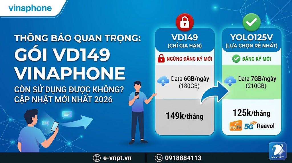 Gói VD149/VD149S/VD149SV VinaPhone Còn Sử Dụng Được Không