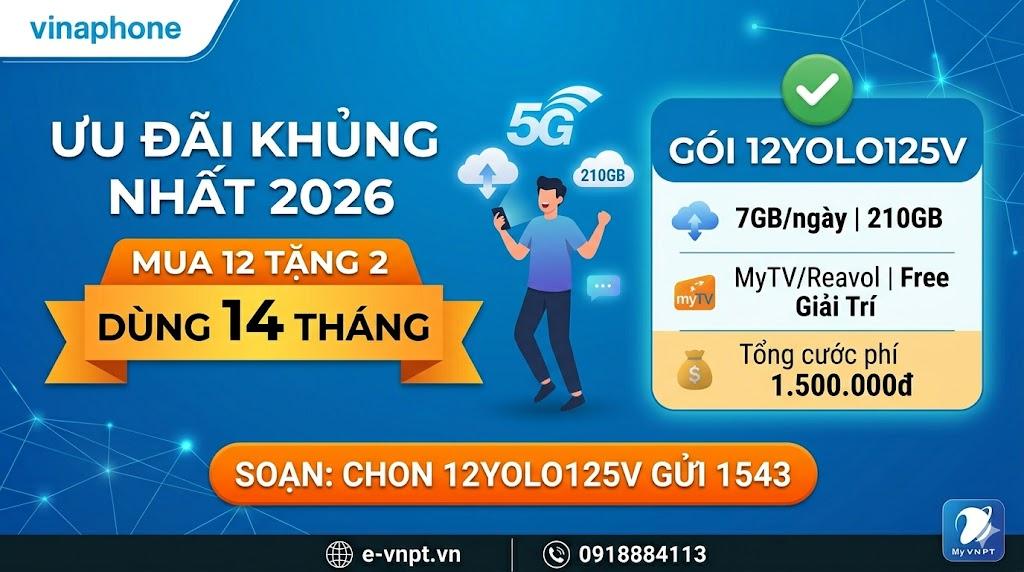 Đăng Ký Gói YOLO125V Chu Kỳ Dài: Dùng 12 Tháng Tặng 2 Tháng Miễn Phí